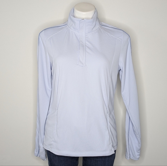 Mondetta Tops - Mondetta light blue 1/3 zip lightweight pullover M